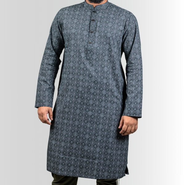 Khalifa'z Graphite Grid Panjabi