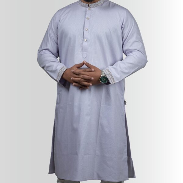 Khalifa'z Lavender Tapestry Panjabi