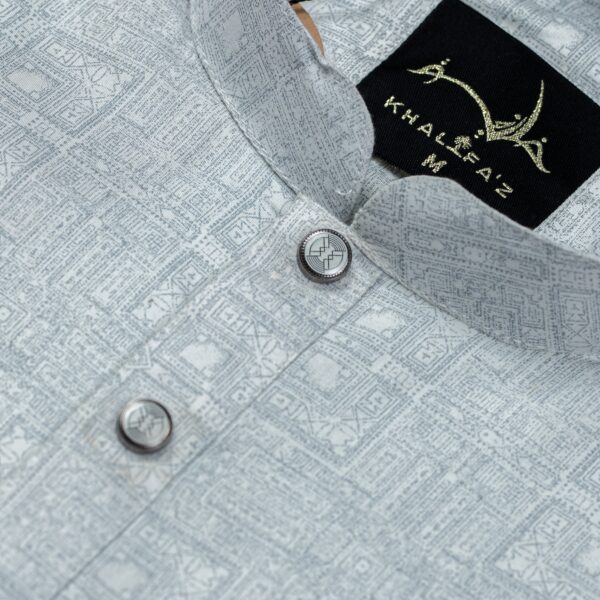 Khalifa'z Silver Lattice Panjabi - Image 2
