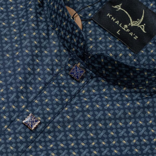 Khalifa'z Sapphire Grid Panjabi - Image 2