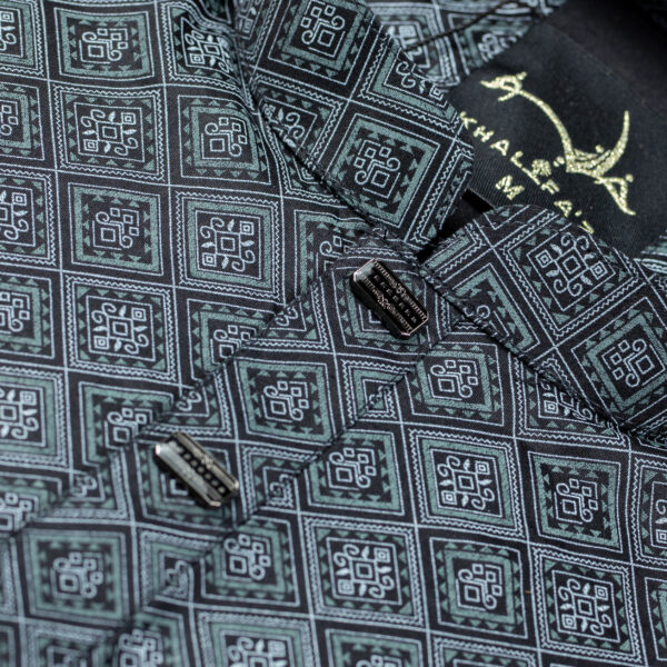 Khalifa'z Graphite Grid Panjabi - Image 2