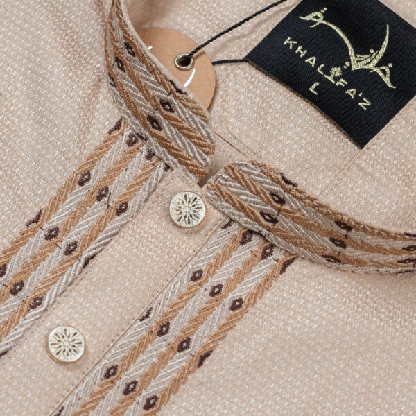 Khalifa'z Linen Tapestry Panjabi - Image 2